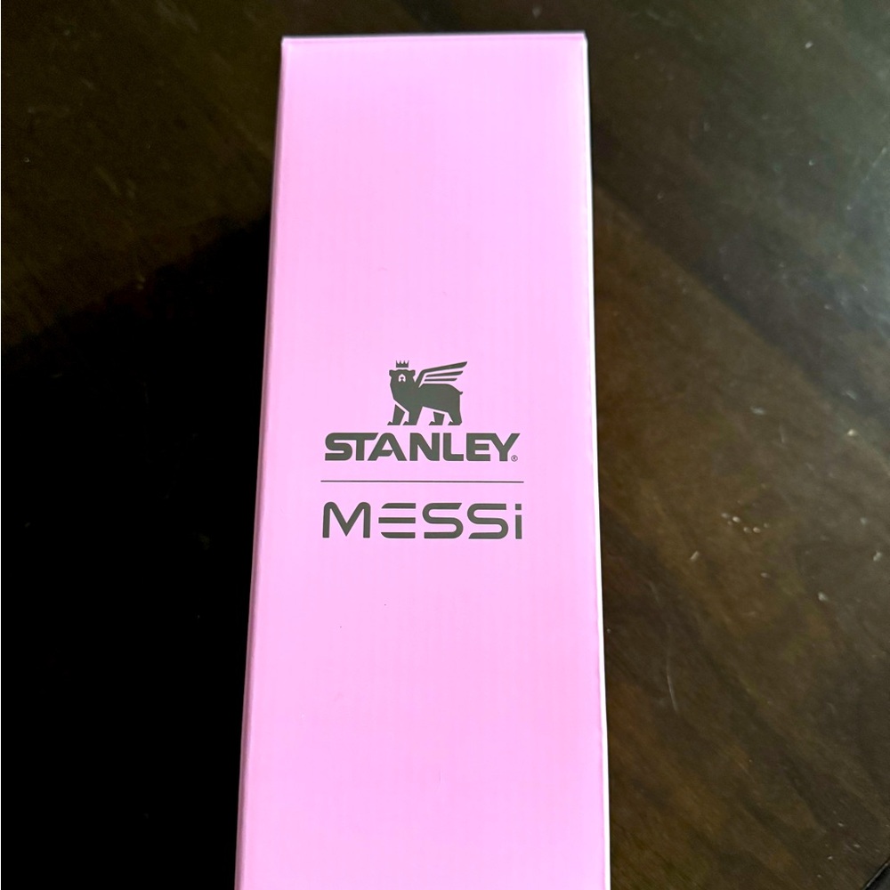 BNIB Messi GOAT Stanley 24oz tumbler.